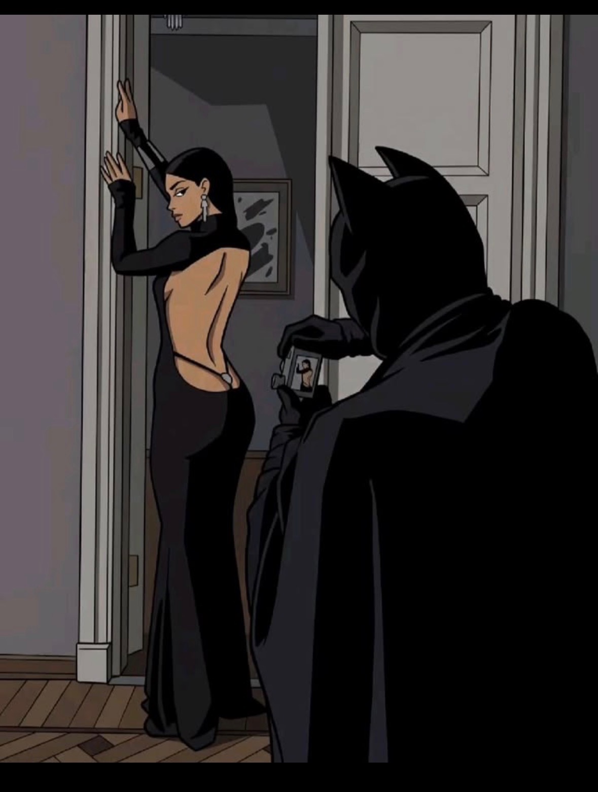 the dark knight, off-duty capturing the real main character